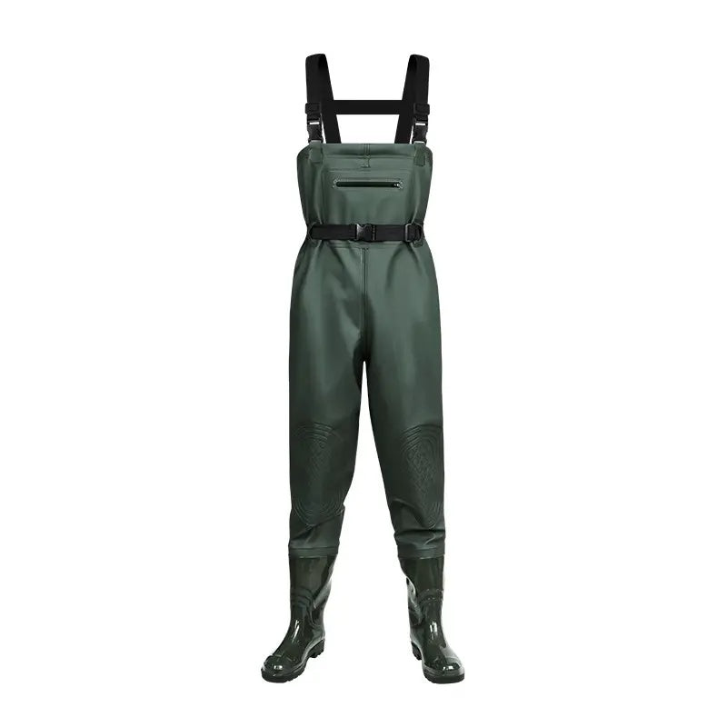 Fishing Bibs Men’s Waterproof Breathable Fishing Wader Pants – Full-Protection Outdoor Waders OEM Manufacturing