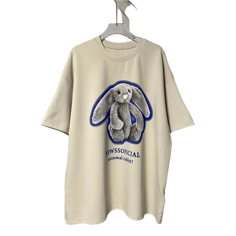 Women's Rabbit Print High Quality Tee Women's Rabbit Print High Quality Tee
