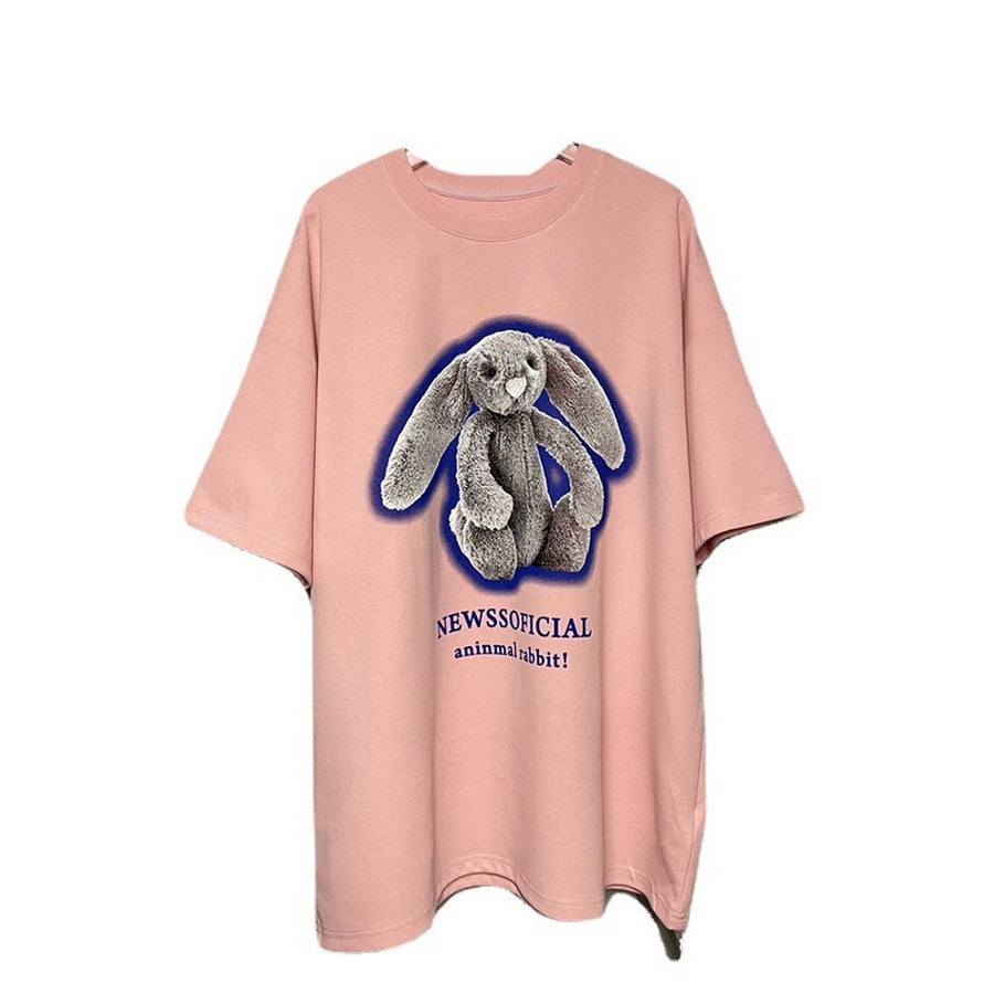 Women's Rabbit Print High Quality Tee Women's Rabbit Print High Quality Tee