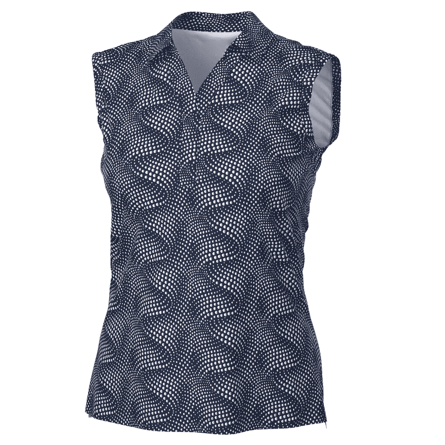 Women's Vintage Pattern Print Golf Polo Women's Vintage Pattern Print Golf Polo