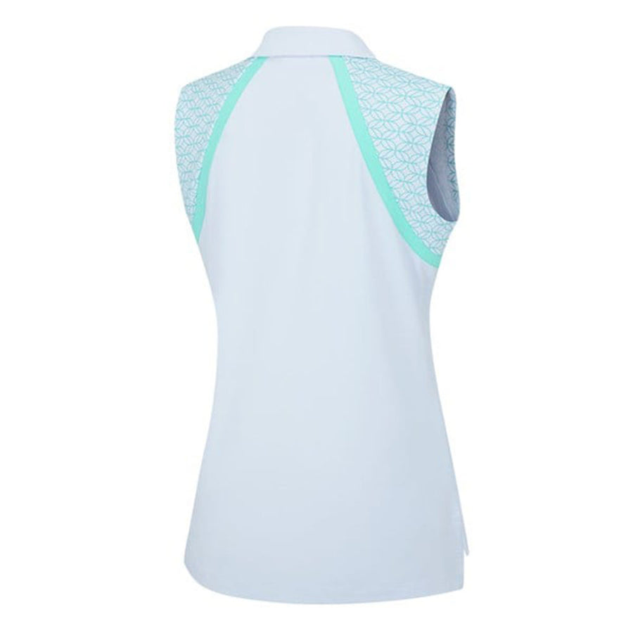 Women's Quick Dry Striped Print Golf Polo Women's Quick Dry Striped Print Golf Polo