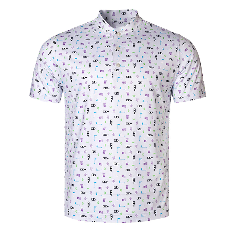 Men's Digital Printed Golf Polo Men's Digital Printed Golf Polo
