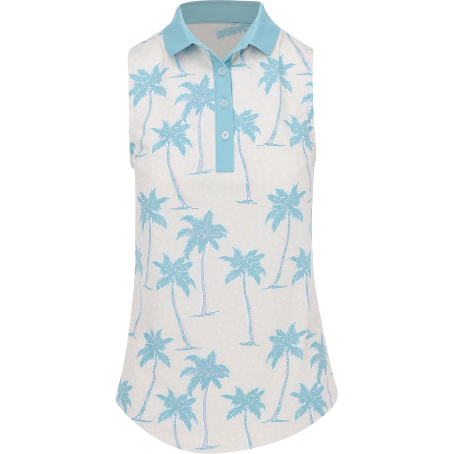 Women's Floral Pattern Print Golf Polo Women's Floral Pattern Print Golf Polo