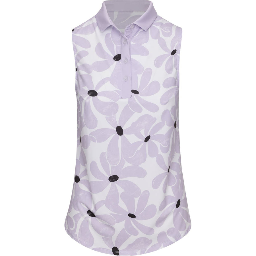 Women's Floral Pattern Print Golf Polo Women's Floral Pattern Print Golf Polo