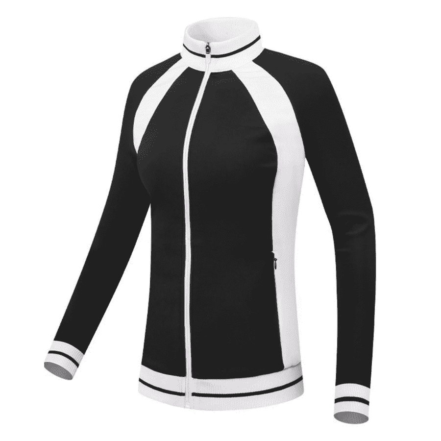 Women's Elastic Force Zippers Golf Jacket Women's Elastic Force Zippers Golf Jacket