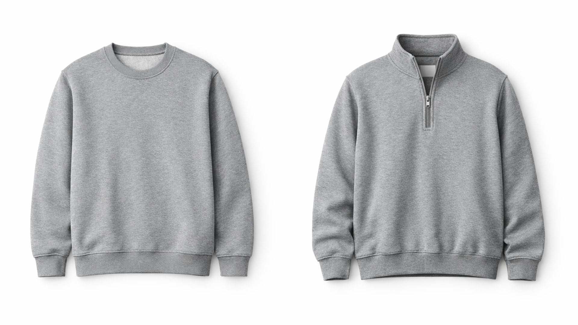 1/4 Zip Pullover vs Sweatshirt: What’s the Difference for Brands and Buyers?