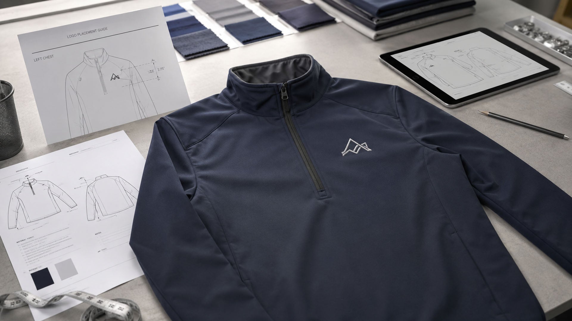 Custom Embroidered Golf Jackets: Logo Placement, Lining Access & Waterproof QC