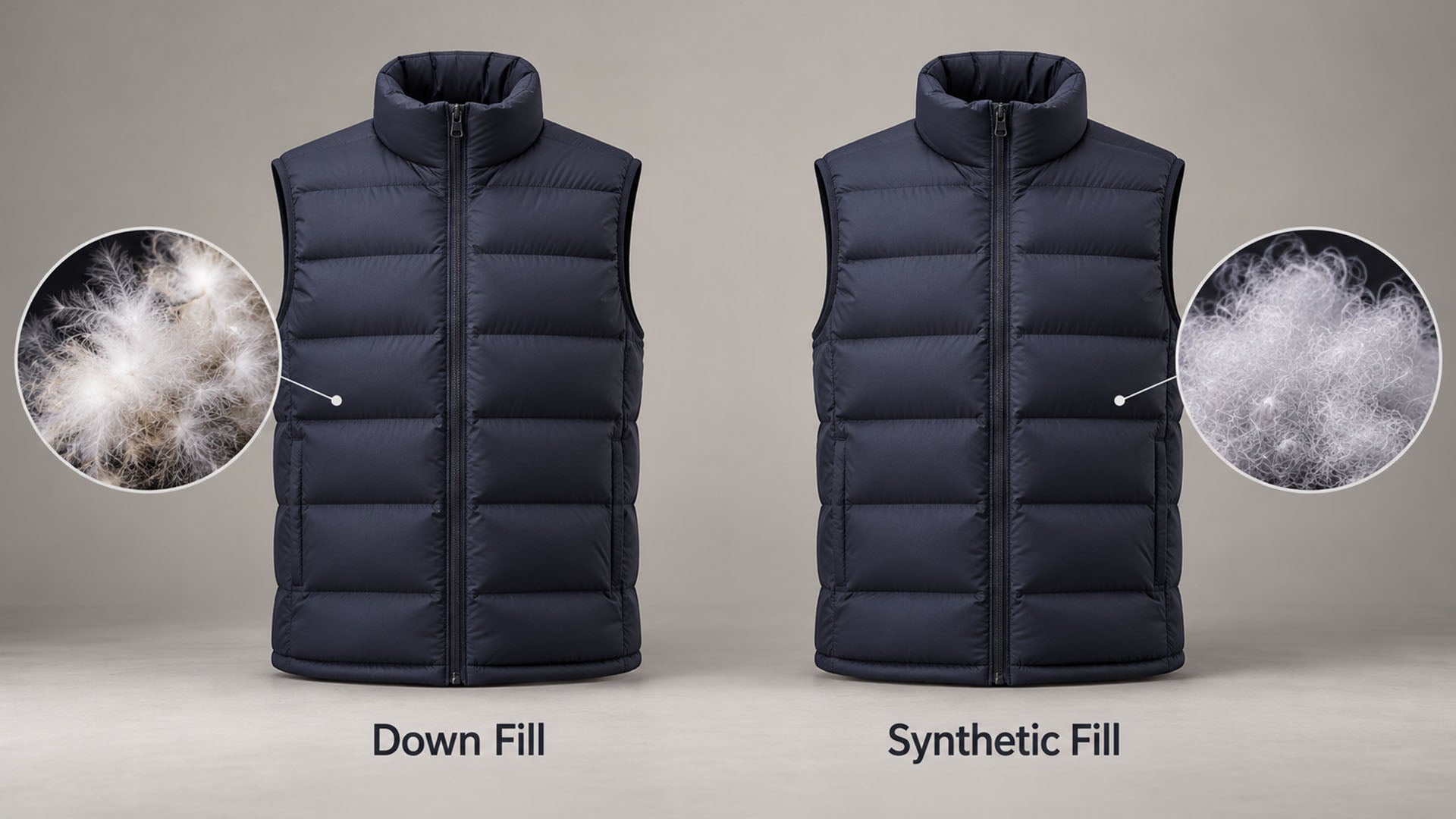 Down vs Synthetic Fill for Golf Vests: Which Fits Your Line?