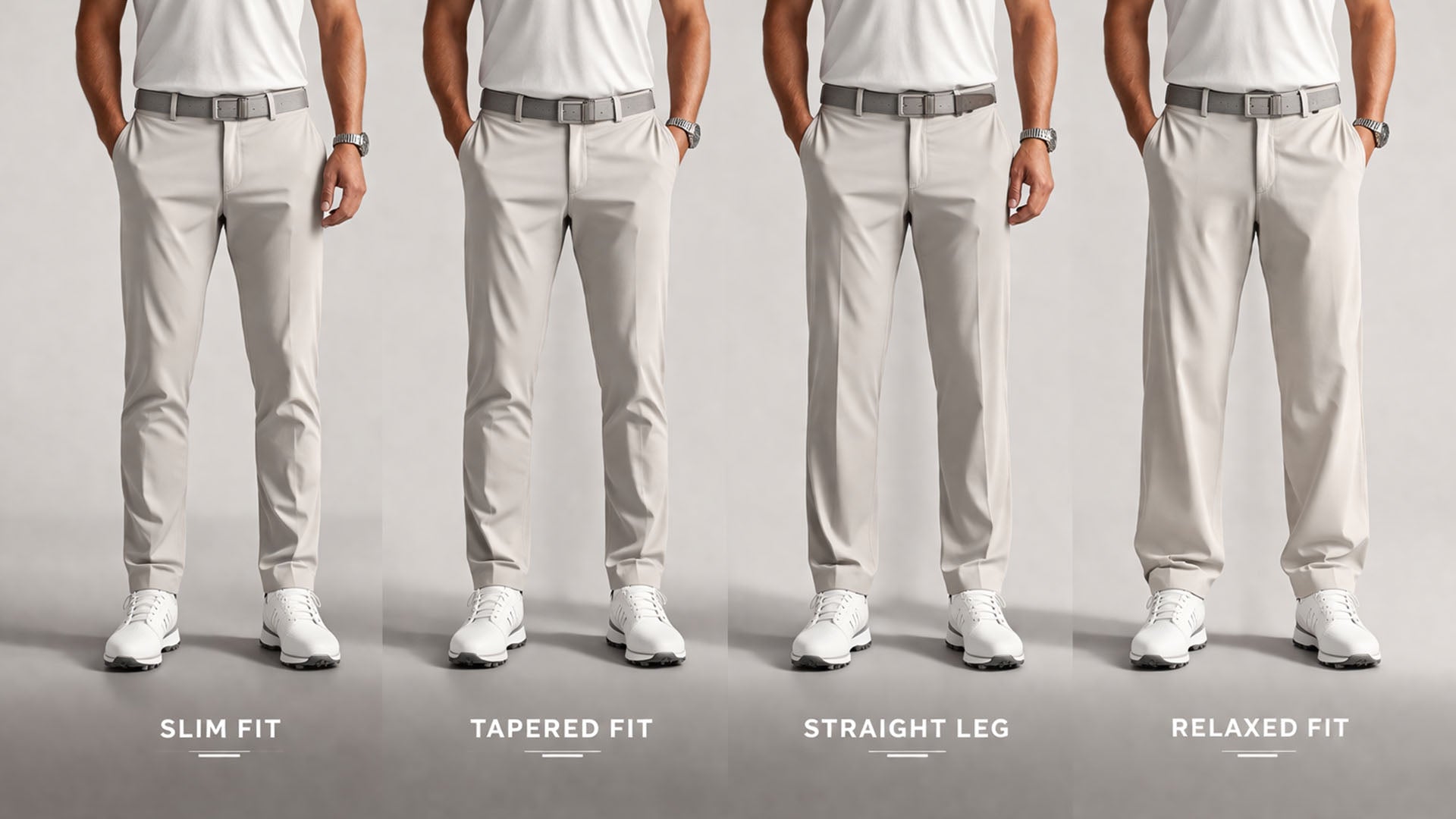 Tapered vs Straight vs Slim vs Relaxed Golf Pants: Fit Type Guide