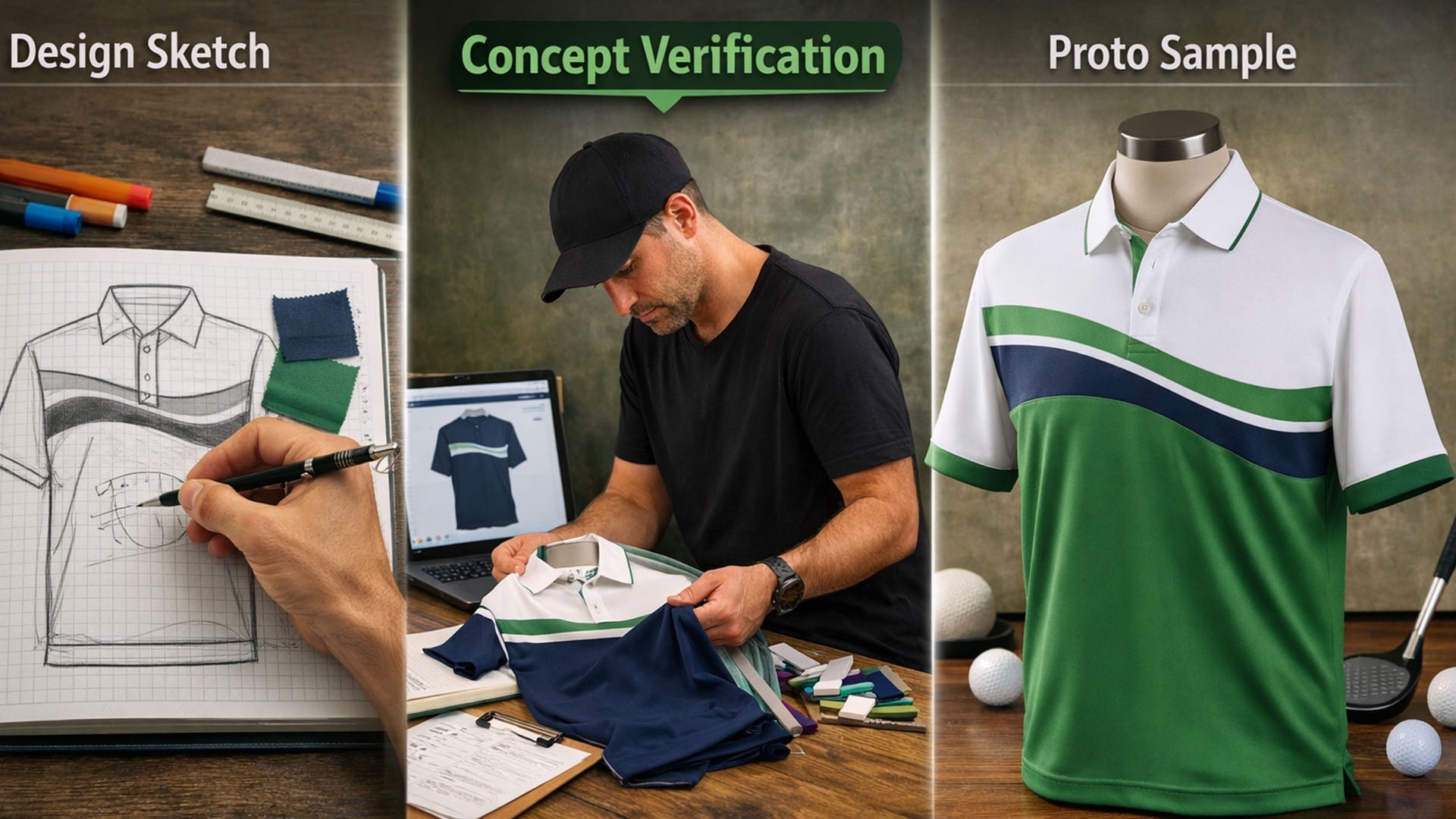 Understanding Sample Types for Golf Polos: Proto, Fit, Size Set, and PP Samples Explained