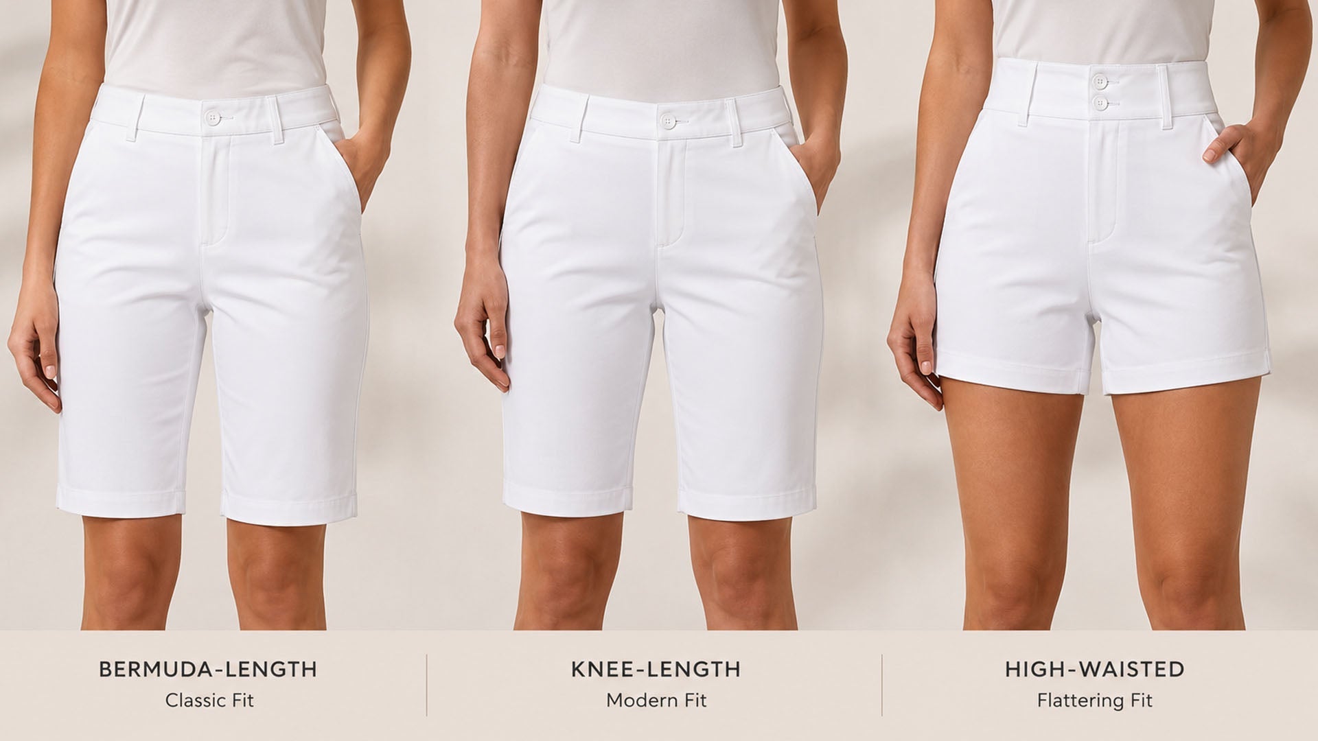 Women’s Golf Shorts Guide: Bermuda, Knee-Length and High-Waisted Options
