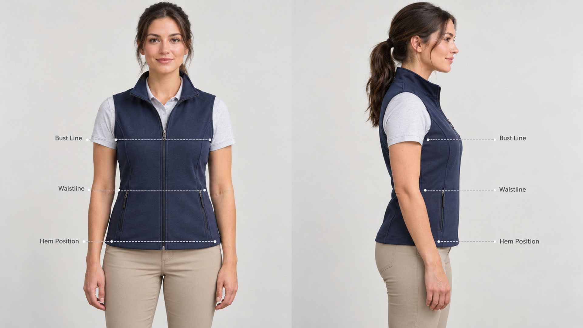 Women’s Golf Vest Fit: Bust, Waist & Hip Balance for Private Labels