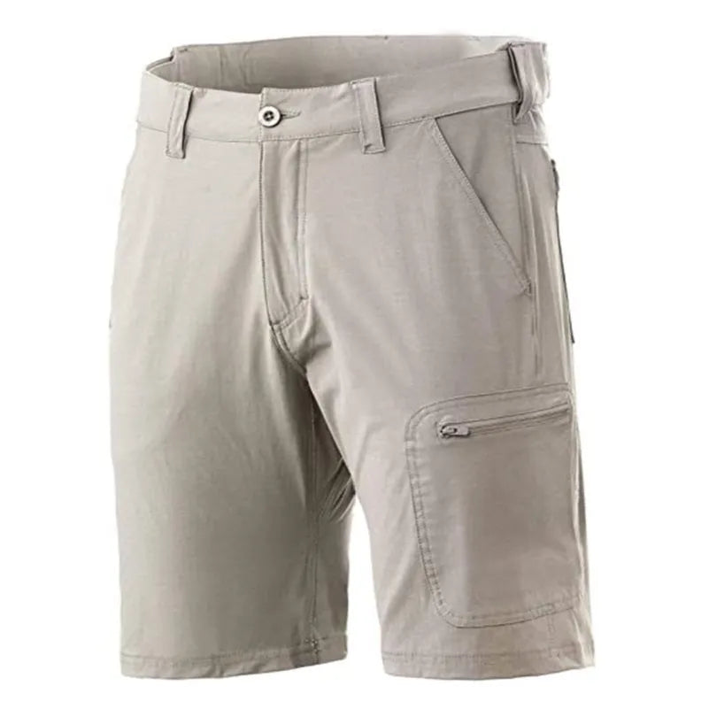 OEM Fishing Shorts Custom Quick Dry Men s Fishing Shorts UPF 50 100 Cotton Multi Logo Options