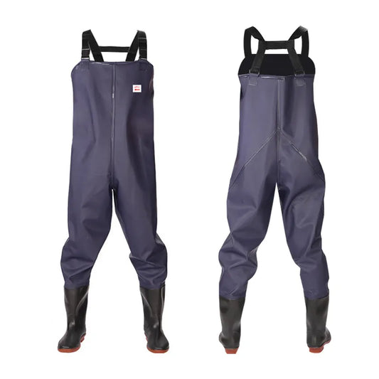 Fishing Bibs Thickened Unisex Chest Waders Pants Waterproof Fishing Sea Lotus Digging Work Wader