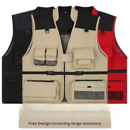 Custom Fishing Vest UPF 50 Fishing Polo Breathable Quick Dry OEM Bulk Orders