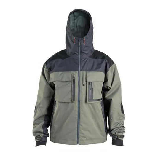 Custom Fishing Jacket Breathable Waterproof Men's Plus Sizes OEM