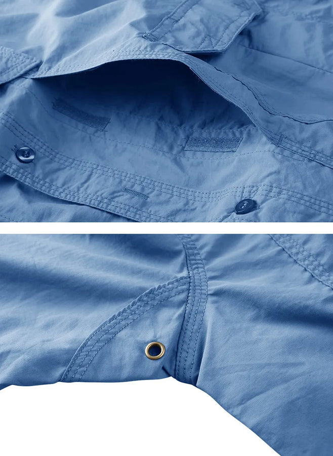 Custom Cotton Fishing Shirt - Breathable Multi-Color Long Sleeve with OEM/ODM Logo