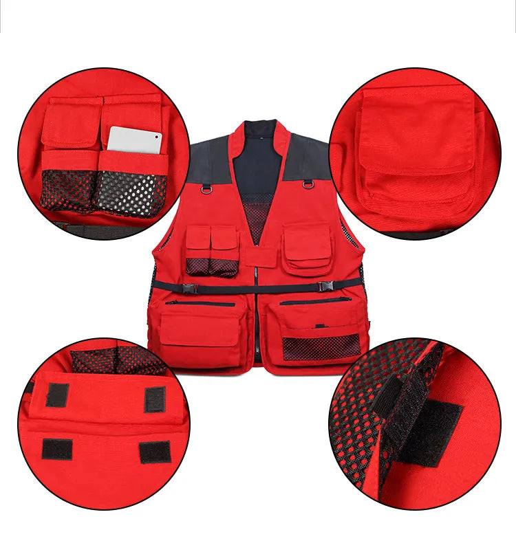 Custom Fishing Vest UPF 50 Fishing Polo Breathable Quick Dry OEM Bulk Orders
