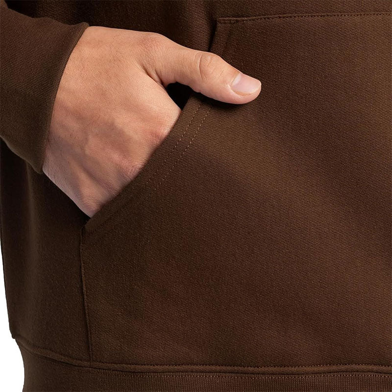 Custom Golf Hoodie Brown in 350 GSM Heavyweight Cotton