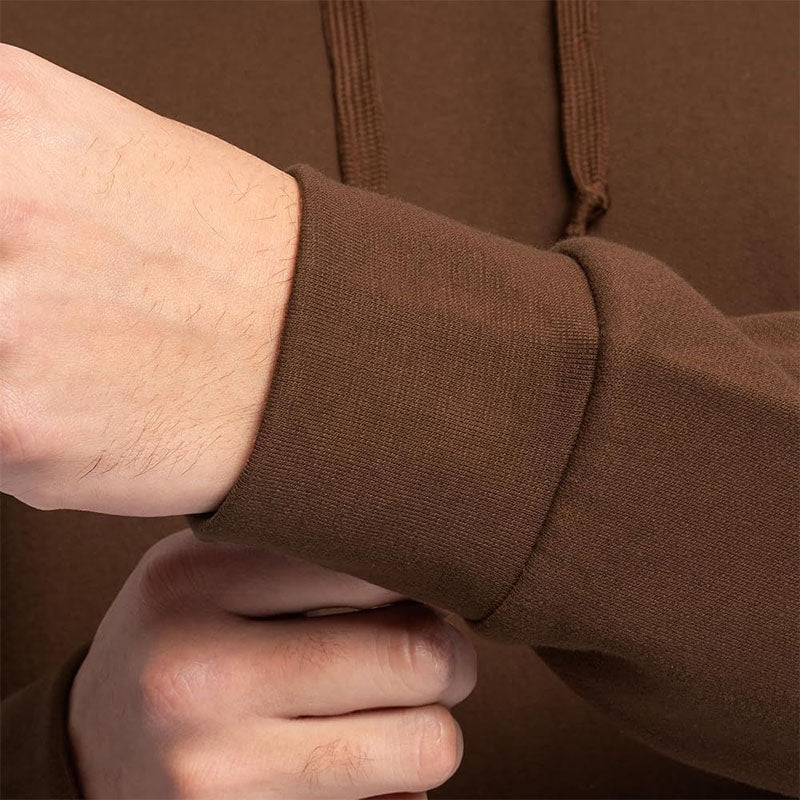 Custom Golf Hoodie Brown in 350 GSM Heavyweight Cotton