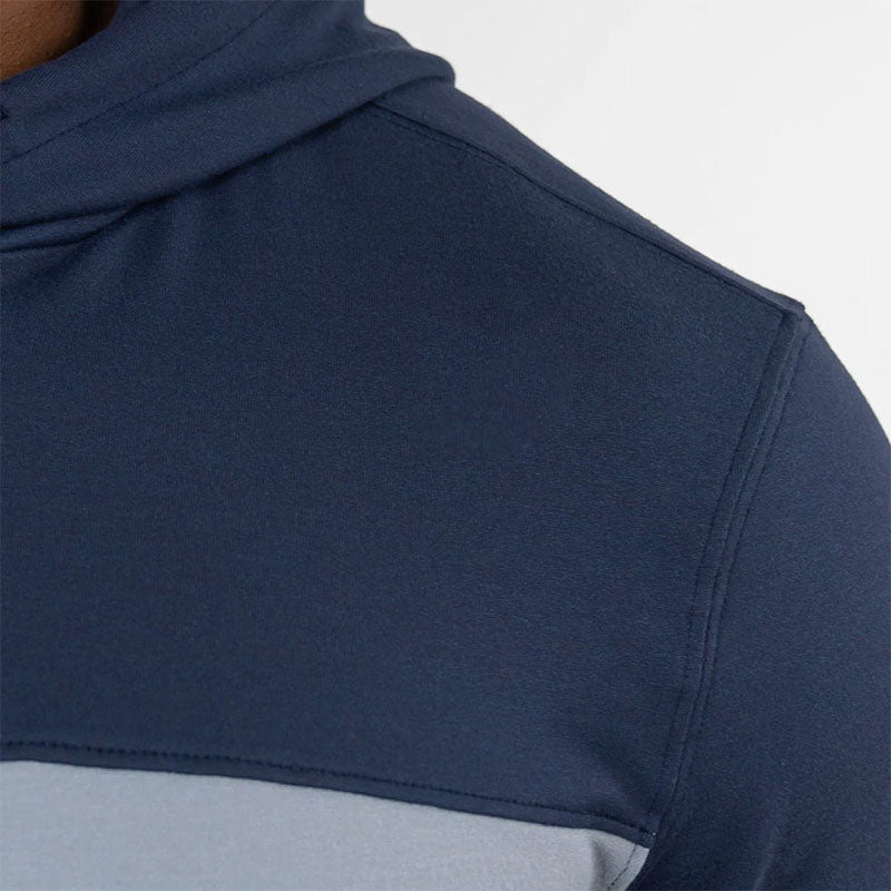 Custom Boss Golf Hoodie | Navy and Gray Two-Tone Fleece Pullover