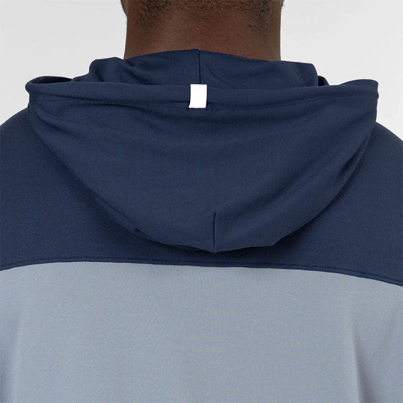 Custom Boss Golf Hoodie | Navy and Gray Two-Tone Fleece Pullover