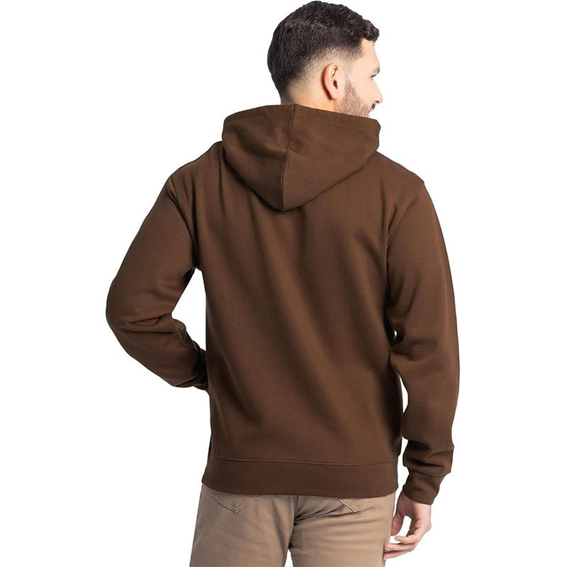 Custom Golf Hoodie Brown in 350 GSM Heavyweight Cotton
