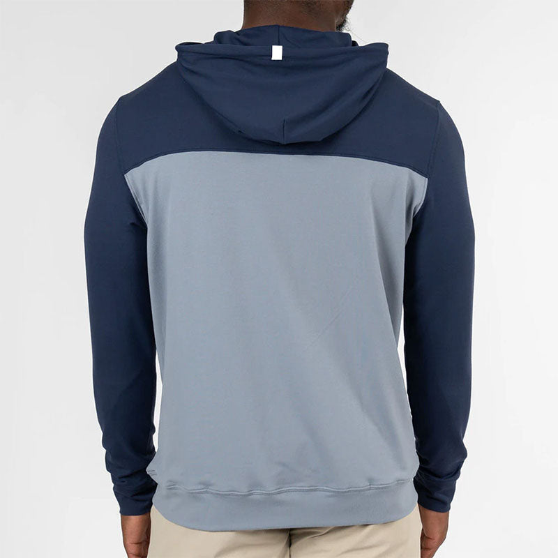 Custom Boss Golf Hoodie | Navy and Gray Two-Tone Fleece Pullover
