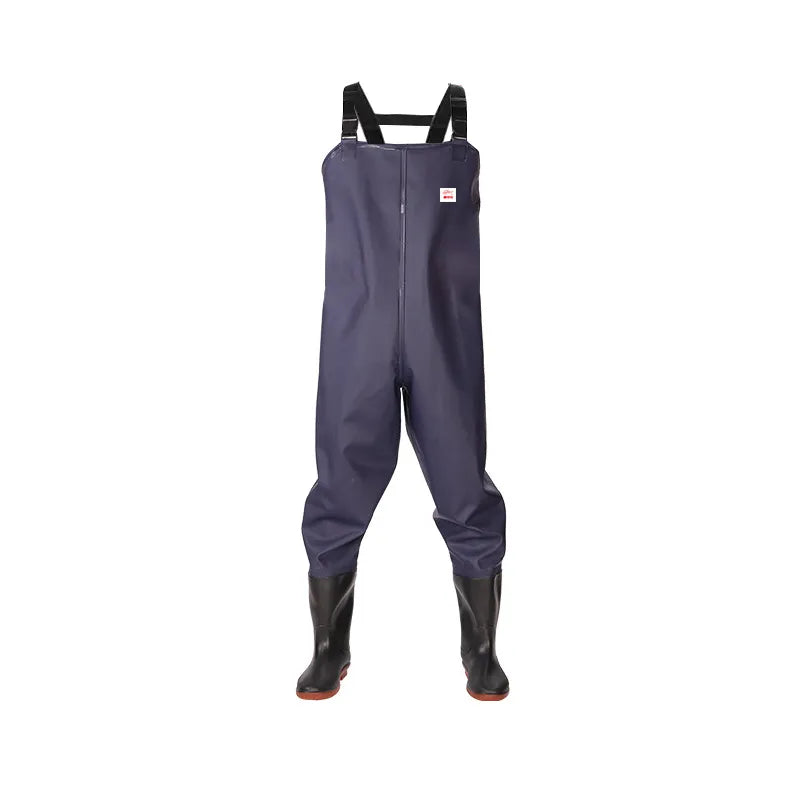 Fishing Bibs Thickened Unisex Chest Waders Pants Waterproof Fishing Sea Lotus Digging Work Wader