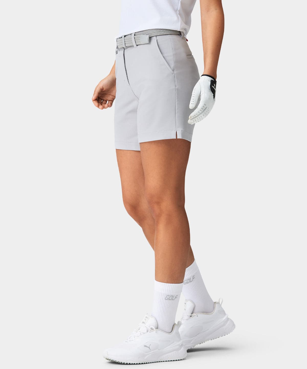 Women's Light Grey Flex Shorts