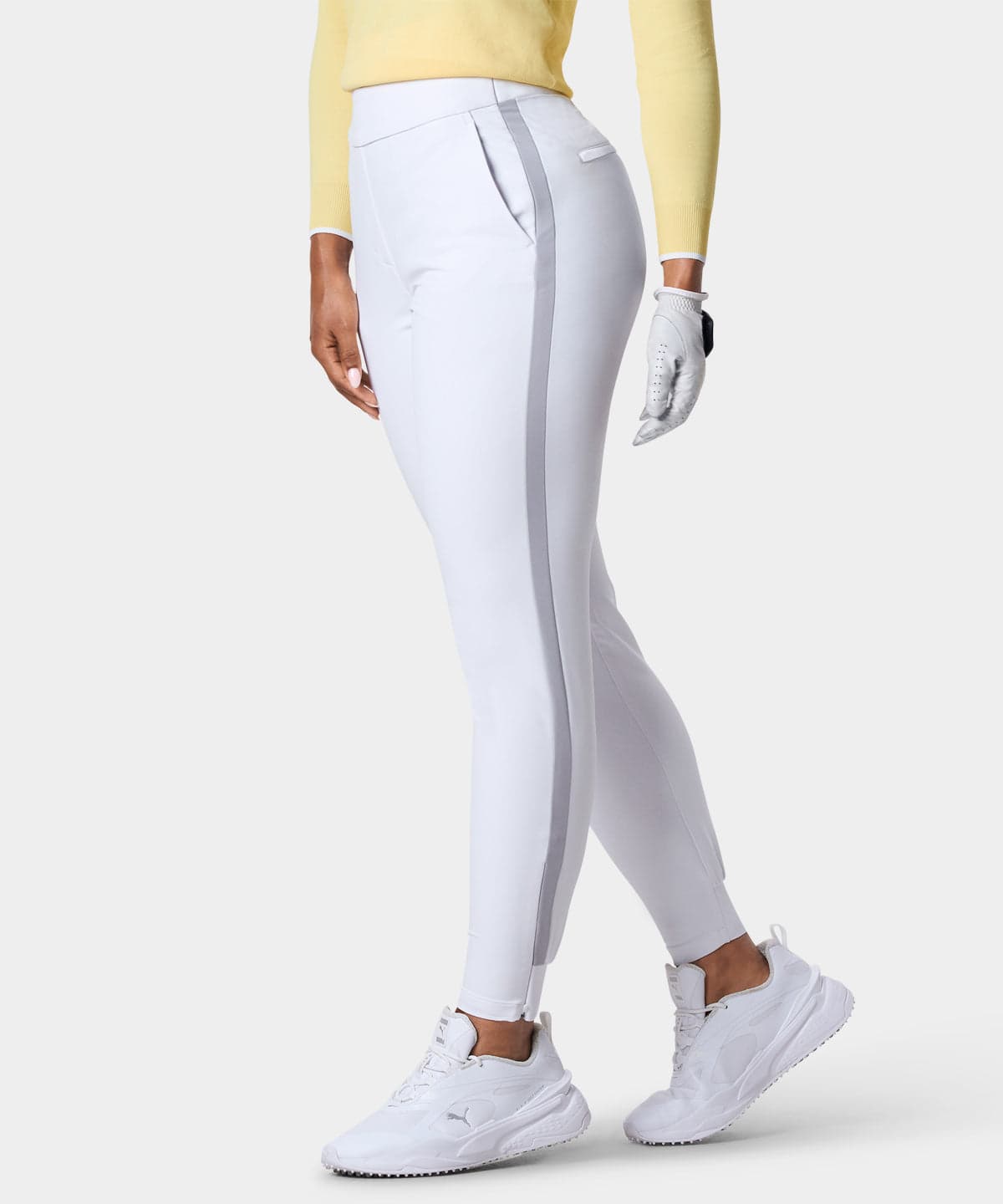 Women's Nora White Flex Pants