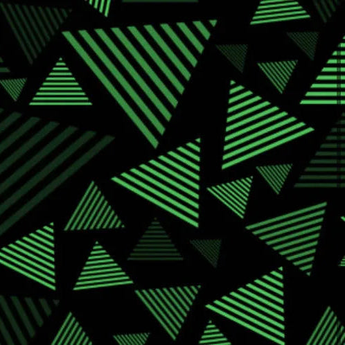Geometric Pattern 1 - Green Triangle