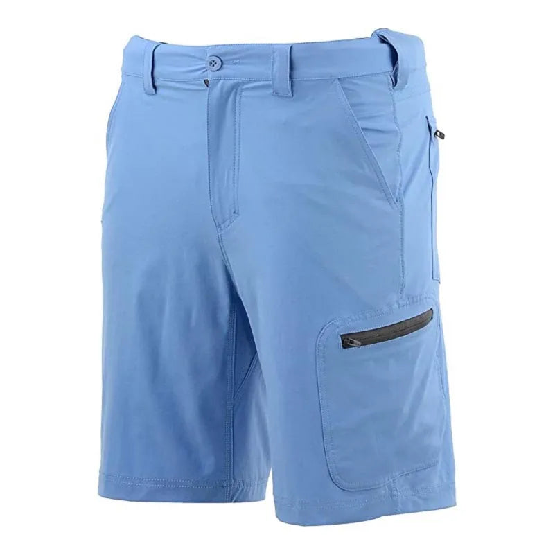 OEM Fishing Shorts Custom Quick Dry Men s Fishing Shorts UPF 50 100 Cotton Multi Logo Options