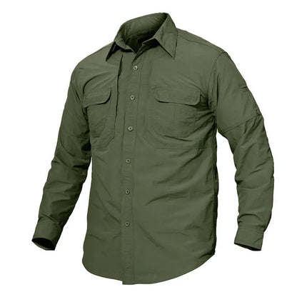 Custom Cotton Fishing Shirt - Breathable Multi-Color Long Sleeve with OEM/ODM Logo