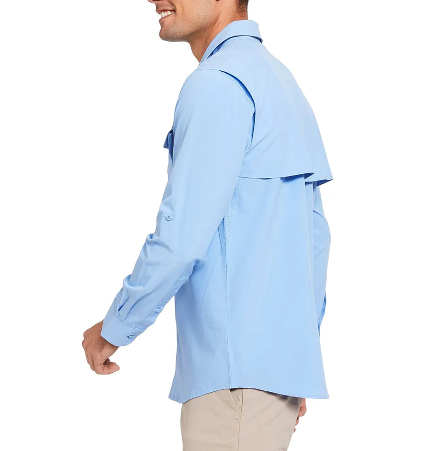 Customized Logo Lightweight Polyester Fishing Travel Shirt UPF Quick Dry Breathable