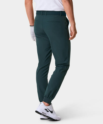 Men's Teal Four-Way Stretch Jogger