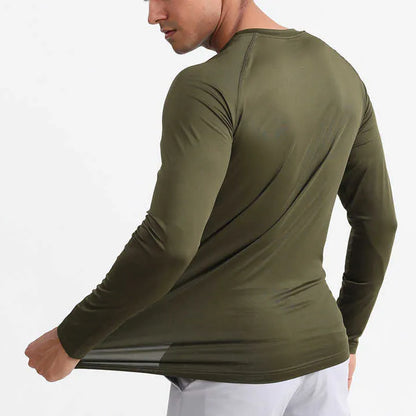 Custom Fishing Shirt Long-Sleeve Quick-Dry  Neckcrew Shirt - UPF 50+ Performance OEM & Bulk
