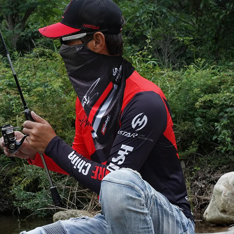 Fishing Hoodie HISTAR Anti-UV Fishing Shirt Sun Protection Performance Clothing OEM Bulk