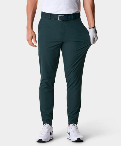 Men's Teal Four-Way Stretch Jogger