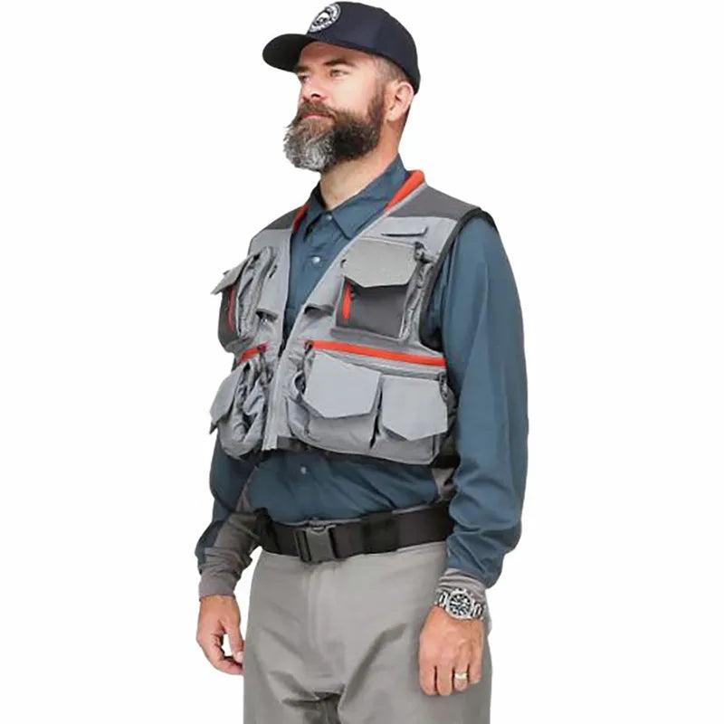 Custom Fishing Vest Multifunction Fisherman Vest Quick Dry Camouflage Outdoor Fishing Vest OEM Custom Logo
