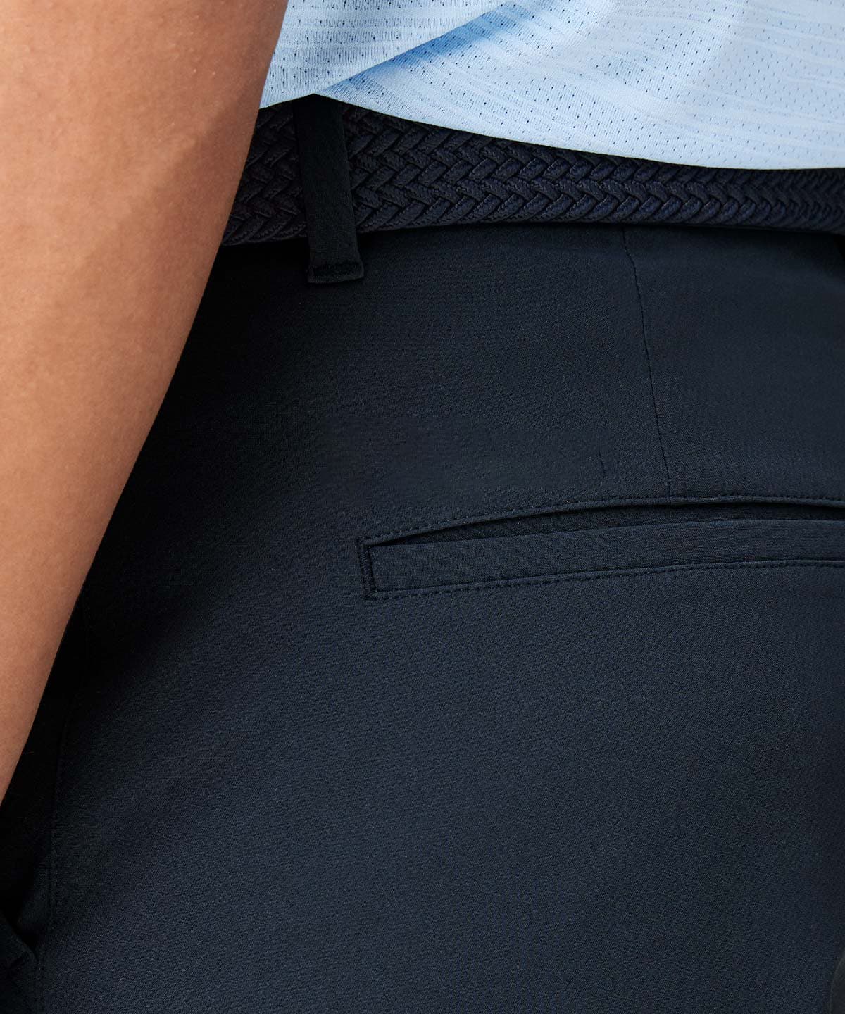 Men's Navy Four-Way Stretch Shorts