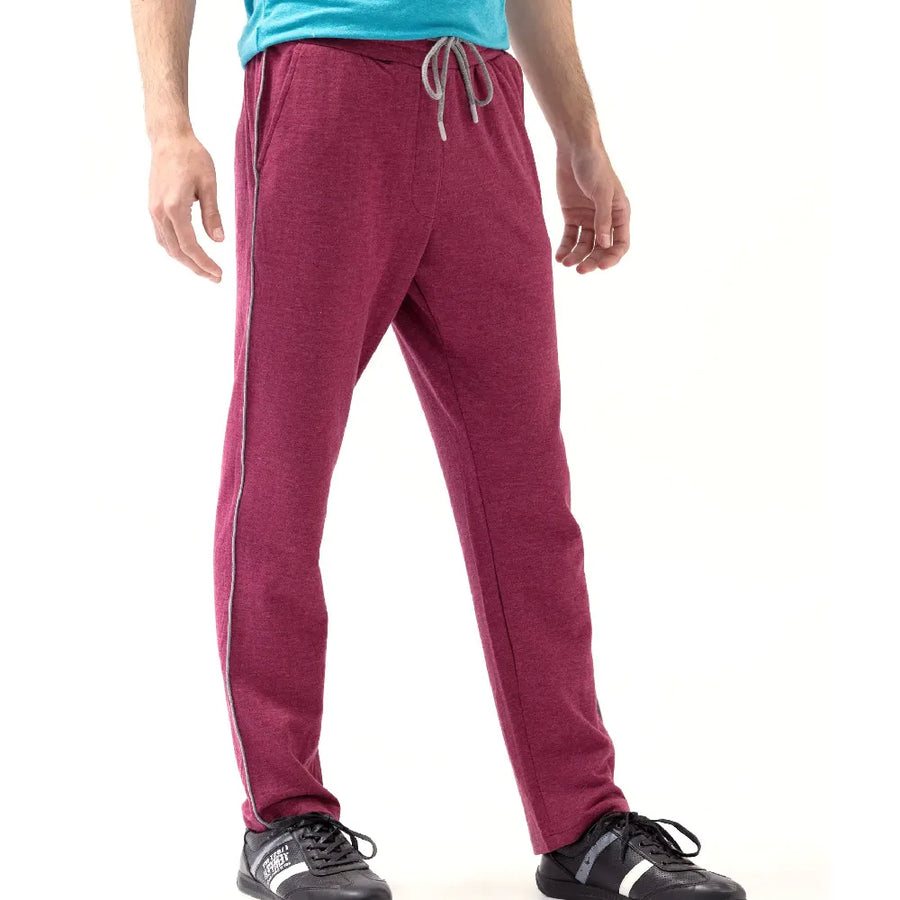 Custom Fishing Pants Men's Red Breathable Cotton Trousers Non-Waterproof OEM Made