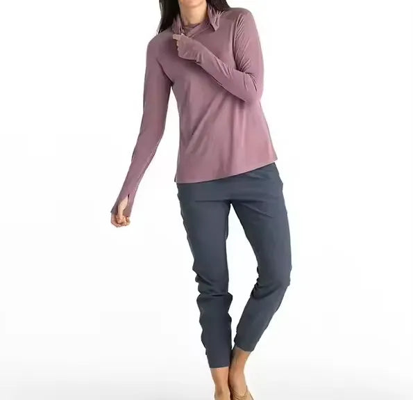 Women’s Lightweight Bamboo Fishing Hoodie — UPF 50+ Sun Protection, Moisture-Wicking, OEM Customizable