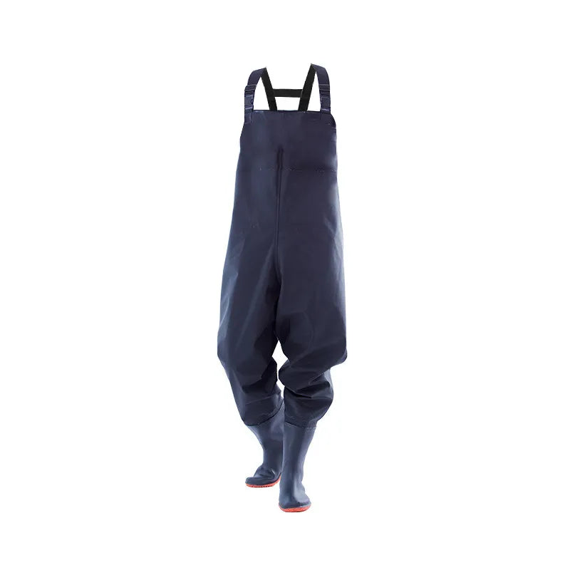 Fishing Bibs Thickened Unisex Chest Waders Pants Waterproof Fishing Sea Lotus Digging Work Wader