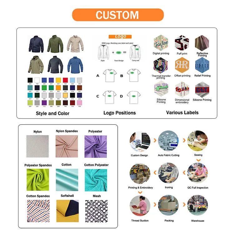 Custom Fishing Shirt Long Sleeve Fishing Apparel OEM Breathable UV Performance Plus Sizes ODM Bulk