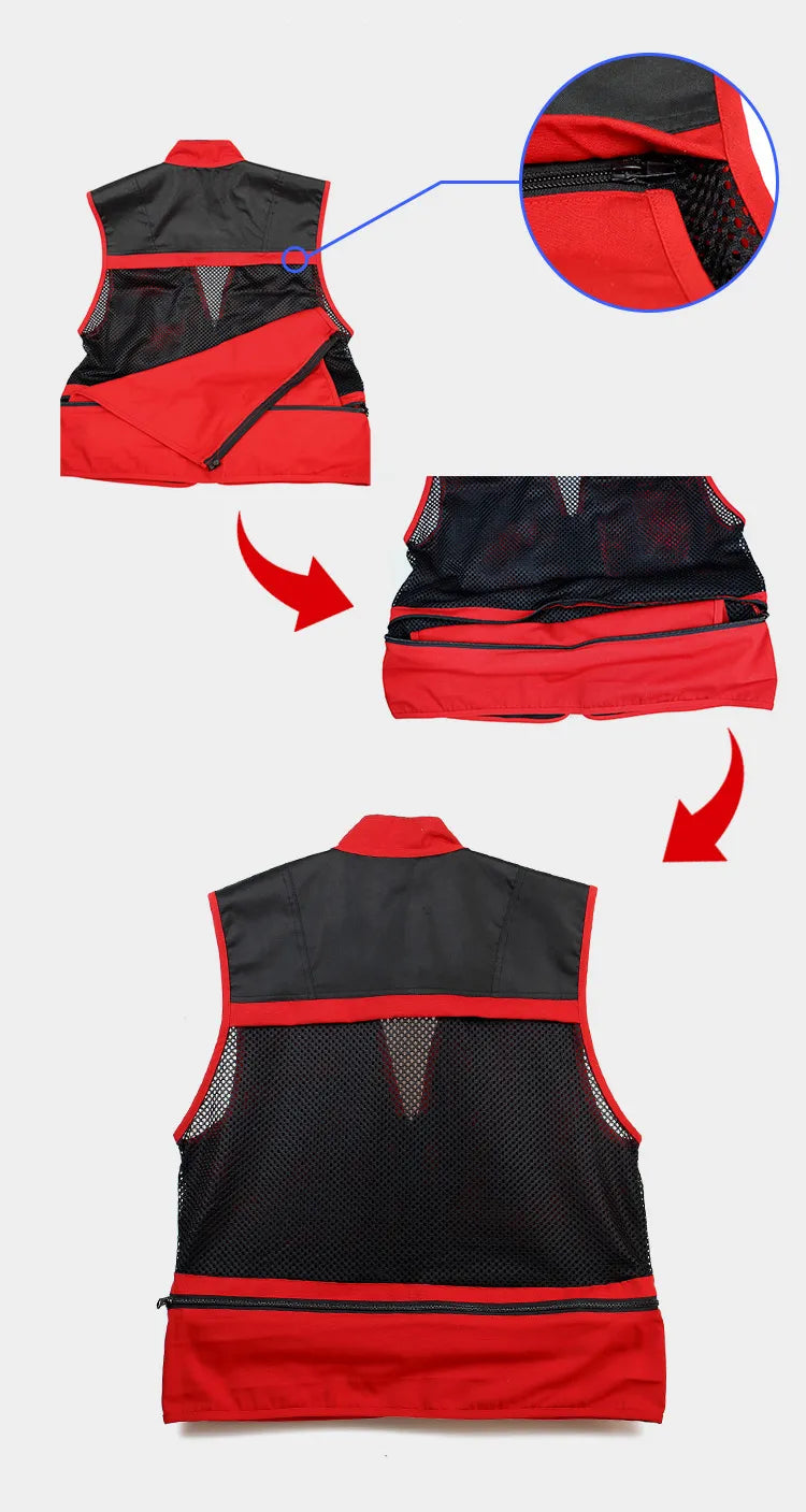 Custom Fishing Vest UPF 50 Fishing Polo Breathable Quick Dry OEM Bulk Orders