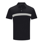 Men's Quick Dry Striped Print Golf Polo