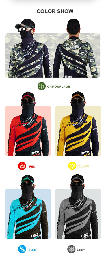Fishing Hoodie HISTAR Anti-UV Fishing Shirt Sun Protection Performance Clothing OEM Bulk