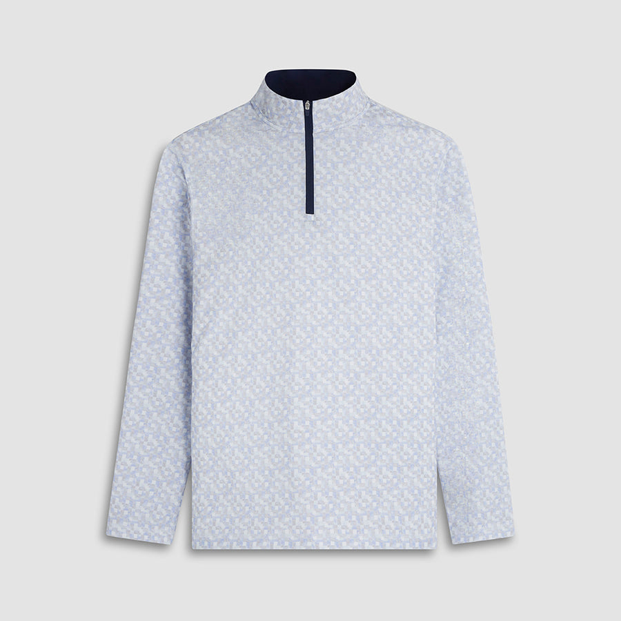 Men's Pattern Printing 1/4 Zip Golf Pullover