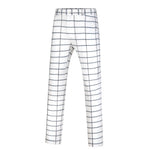 Men's Striped Print Golf Pants